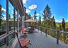 Additional upper deck view - Breck Escape Breckenridge Vacation Rental  