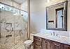 Second en-suit master bathroom with walk in shower - Breck Escape Breckenridge Vacation Rental  
