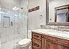 Private king bathroom with walk in shower - Breck Escape Breckenridge Vacation Rental  