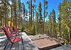 Enjoy a warm day out in the sun on the patio - Breck Escape Breckenridge Vacation Rental  