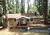 Secluded home in the pines- large deck, fireplace, a/c, w/d, TV/DVD
