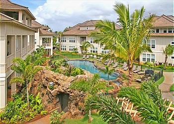 Koloa Villa rental - Exterior Photo - Pool, Grounds, and Spa