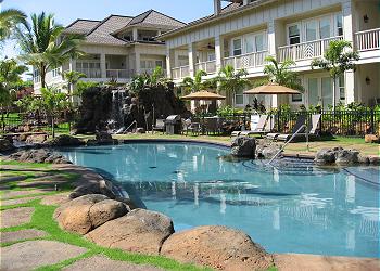 Koloa Villa rental - Exterior Photo - Pool, Grounds, and Spa