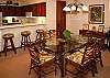 Dining area and kitchen