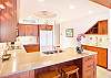 The kitchen and mini bar
