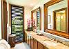 The master bathroom
