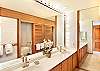 Spacious master bathroom