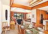 The dining area, looking in toward the living room.