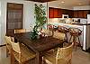 Dining area and kitchen