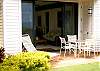 The lanai, looking in