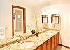 The master bathroom
