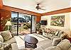 Living room and ocean view