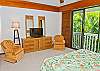 Flat panel TV and sitting area