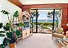 The living room and view