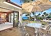 The lanai, looking in toward the master bedroom