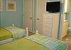 Two twin beds and private bath
