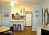 Seats 4 plus 2 bar stools at the breakfast bar