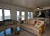 Enjoy beautiful gulf views from the living area of the home.