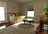Upper level loft with two twin beds