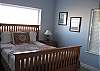 Second master with private bath on first level and a queen bed