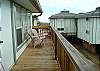 Spacious deck overlooks Gulf of Mexico