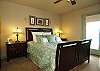 Queen sized bed