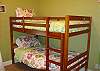 2 twin bunk beds that will sleep 4