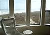 Master bedroom sitting area with views of the gulf
