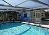Beautiful Private enclosed Pool with covered Patio