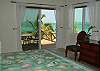 Master Bedroom with King with slider to deck