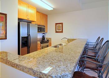 Kitchen with eating area