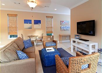 Carriage House Living Area ~ Seagrove Beach, FL
