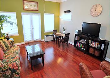 Living Room with Dining Room
