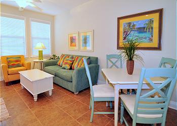 Living Room with Dining Room