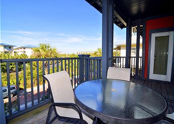 Private Balcony with seating area