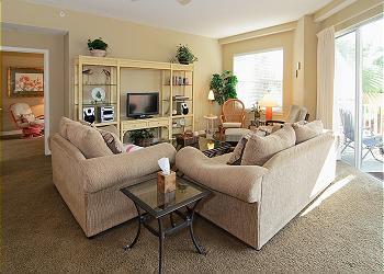 Living Room ~ Blue Mountain Beach, FL