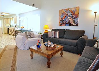 Dining Room with Living Room