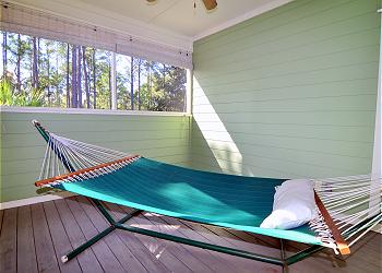 Screened in Hammock