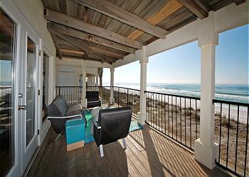 Outdoor Veranda Seating ~ Santa Rosa Beach, FL