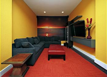 Lower Level Media Room ~ Santa Rosa Beach, FL
