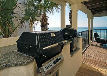 Veranda Grilling off Kitchen/Dining ~ Santa Rosa Beach, FL