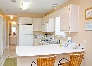 Kitchen with Breakfast Bar ~ Seagrove Beach, FL