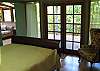 Queen Bedroom with Separate Sitting Room and French doors to Deck