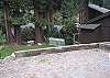 Top Parking Area (2nd larger driveway below) and Redwoods in the backyard.