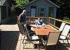 1500 Sq foot Private Wrap around deck surrounded by 5 acres of woods and a   year around creek...
