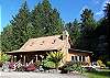 New Log home on Beautiful Yard with Foot Bridge over Lovely Pond