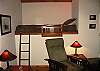 Twin loft in 2nd bedroom, in addition to the full futon