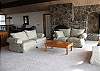 Comfortable living room with queen couch bed. Great views and open floor plan.