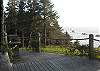 Enjoy barbequeing or eating out on the deck