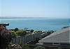Nice ocean views and a lovely garden &amp; yard below.  You can see almost 50 miles down the coast to Mendocino on a clear day!  And don't forget the migrating whales...